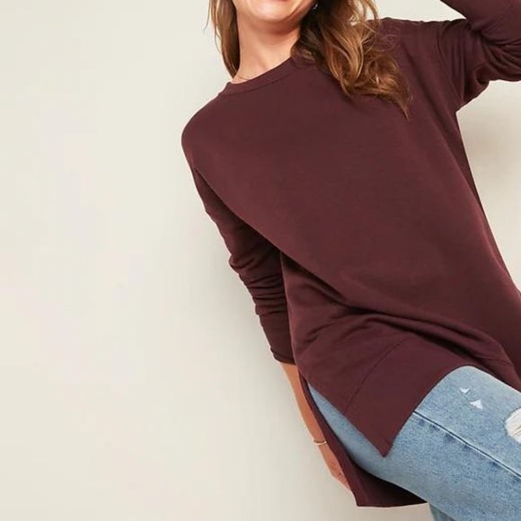 Old Navy Tops - New Old Navy Oversized Vintage Tunic Sweatshirt